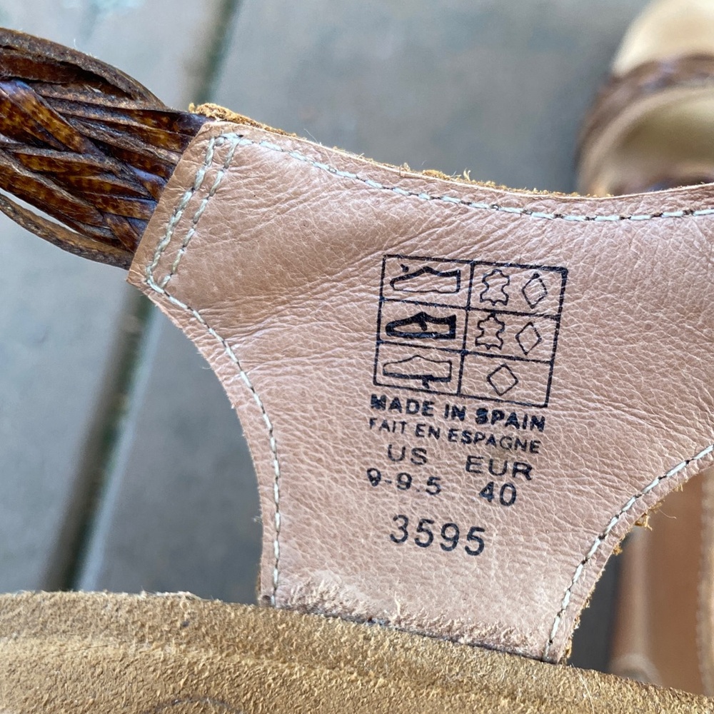 TAOS TRULIE Tan Braided Leather Sandal - Picture 7 of 10